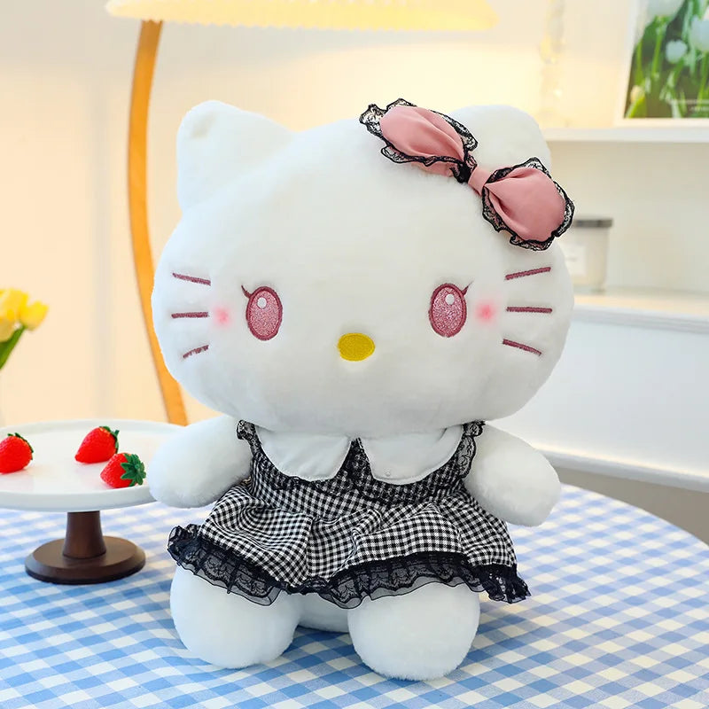 70cm Big Size Sanrio Hello Kitty Anime Plus Stuffed Doll Cartoon Anime Character Cute Throw Pillow As A Holiday Gift for Friends