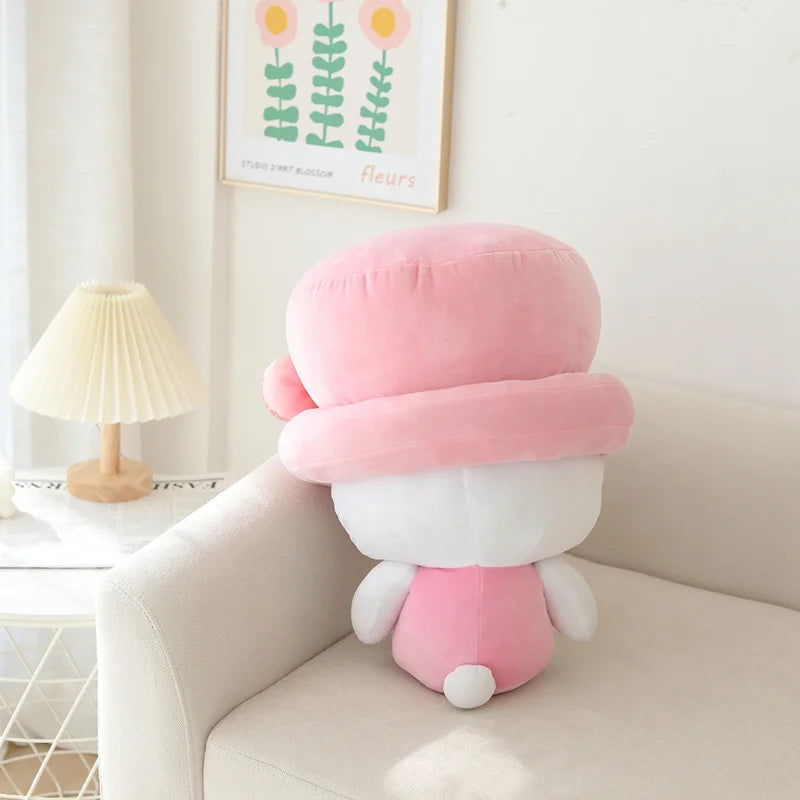 40-45cm Sanrio Hello Kitty Kuromi Plush Toys Soft Kitty Cat Sofa Pillow Chopper Stuffed Plushies Anime Cosplay Doll Xmas Gifts