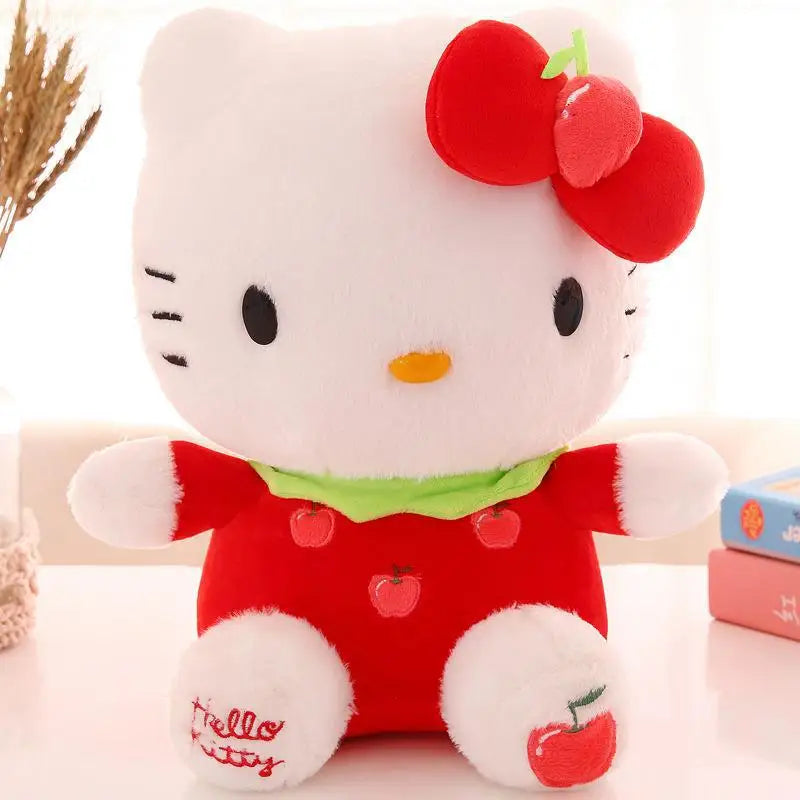 Sanrio Hello Kitty Anime Kuromi Melody Cartoon Cute Plush Stuffed Toys Soft Pillow Plushies Doll Birthday Gifts For Girl